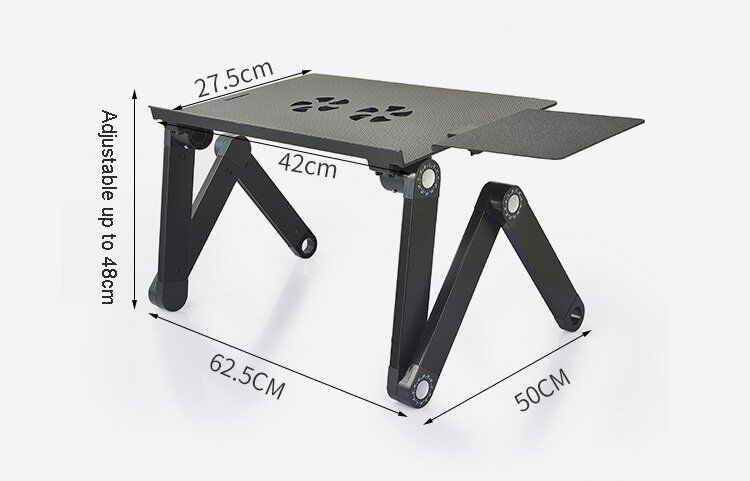 Aluminium Adjustable laptop table